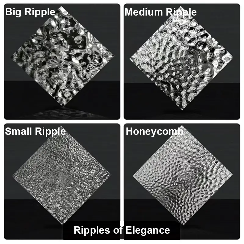 Water Ripple Sheet 1 Water Ripple Stainless Steel Sheet Water Ripple Sheet