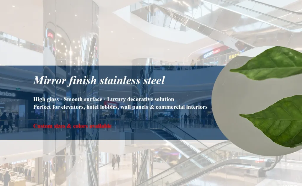 Mirror Finish Stainless Steel sheet 1 Mirror Finish Stainless Steel