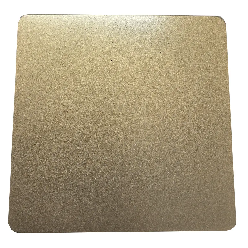 Champagne Gold Bead-Blasted Stainless Steel (1) Champagne-Gold-Bead-Blasted-Stainless-Steel