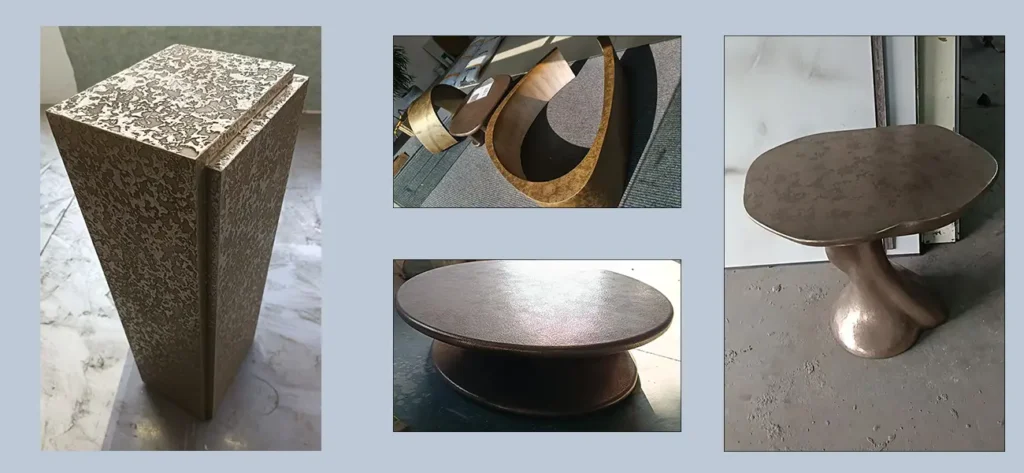 Liquid Metal for Furniture and Interior Design 1 Applications for Liquid mental coating.