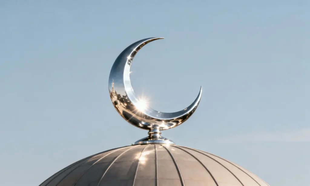 crescent_symbol made by stainless steel