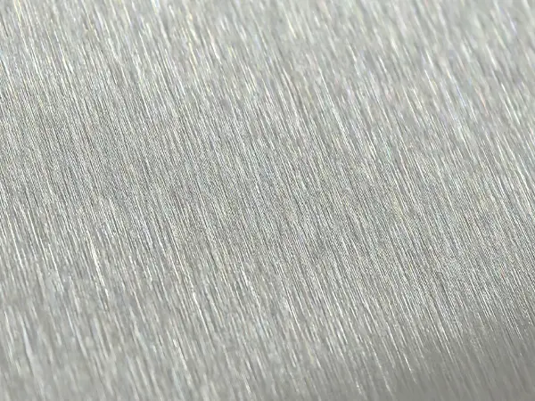 Brushed stainless steel sheet satin surface finish