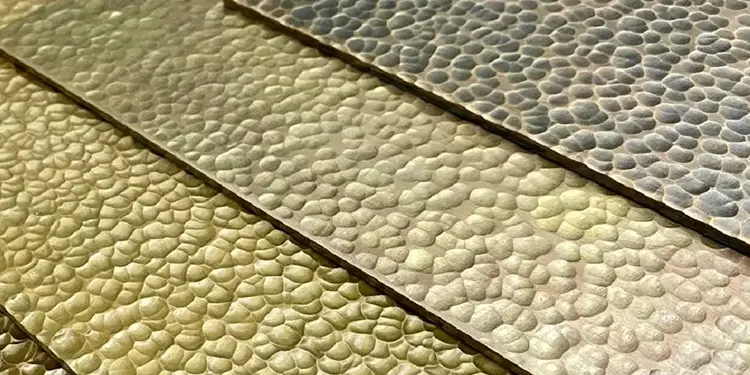 Decorative Stainless Steel Sheets for Architecture & Interior Design 9 Hammered Stainless Steel